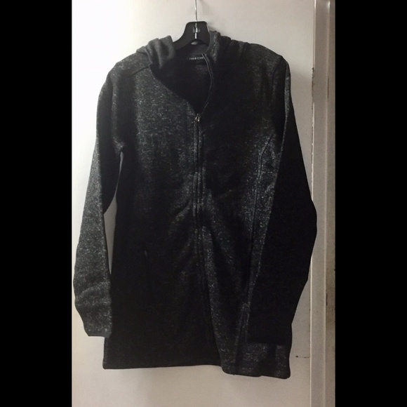 🌟 Hooded Anorak Full Zip Jacket-Black - Picture 2 of 3